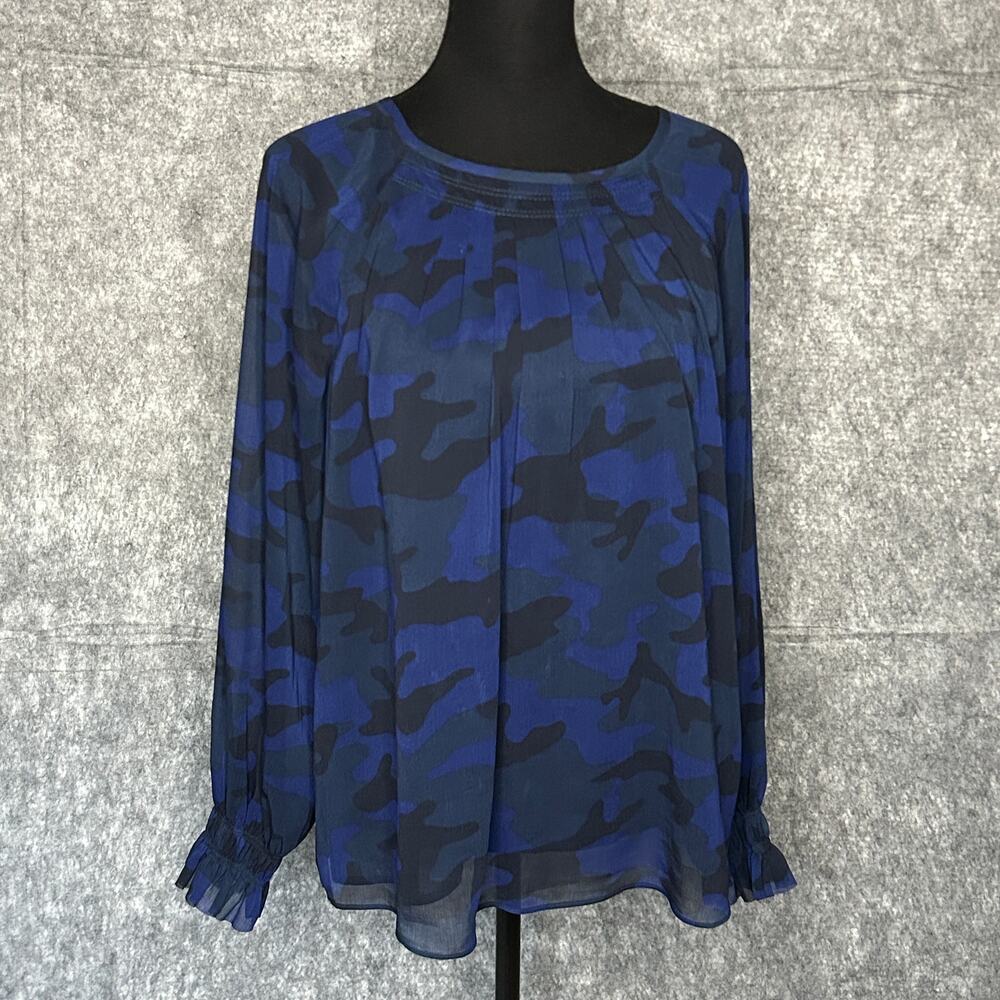 BR Blue Camo Top